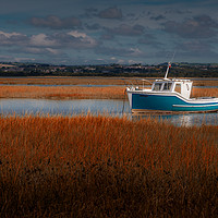 Buy canvas prints of Calm Loughor estuary by Leighton Collins