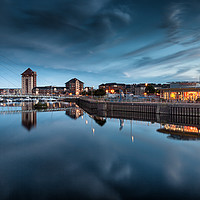 Buy canvas prints of River Tawe and Swansea Marina by Leighton Collins