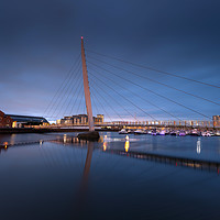Buy canvas prints of Swansea Sail Bridge by Leighton Collins