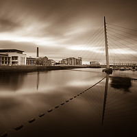 Buy canvas prints of Swansea River Tawe by Leighton Collins