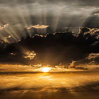 Buy canvas prints of Sunrays by Leighton Collins