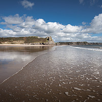 Buy canvas prints of Low tide at the Great Tor by Leighton Collins