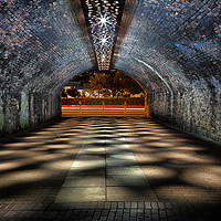 Buy canvas prints of Late night tunnel by Leighton Collins