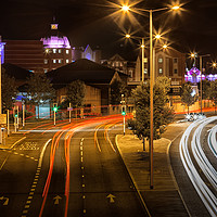Buy canvas prints of Oystermouth road Swansea by Leighton Collins