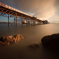 Buy canvas prints of Morning at Mumbles pier by Leighton Collins