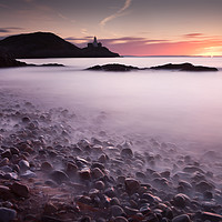 Buy canvas prints of Bracelet Bay pebbles by Leighton Collins
