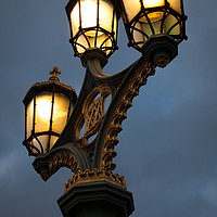 Buy canvas prints of Victorian street lighting by Leighton Collins