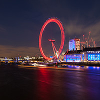 Buy canvas prints of The London Eye by Leighton Collins
