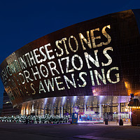 Buy canvas prints of Wales Millennium Centre by Leighton Collins