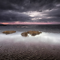 Buy canvas prints of Machynys sunset by Leighton Collins