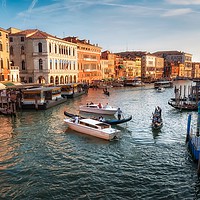 Buy canvas prints of The Grand Canal by Leighton Collins