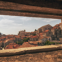 Buy canvas prints of Dubrovnik city in southern Croatia by Leighton Collins