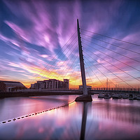 Buy canvas prints of Early morning on the River Tawe by Leighton Collins