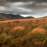 Buy canvas prints of The Brecon Beacons in south Wales. by Leighton Collins