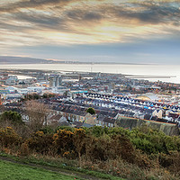 Buy canvas prints of Swansea City Centre and East Side by Leighton Collins