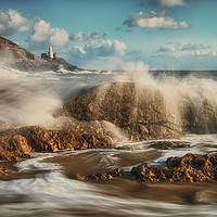 Buy canvas prints of Crashing waves by Leighton Collins
