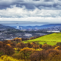 Buy canvas prints of Swansea and Mumbles by Leighton Collins