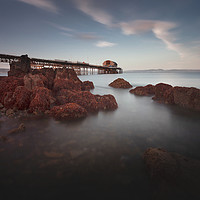 Buy canvas prints of Evening at Mumbles pier by Leighton Collins