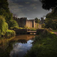 Buy canvas prints of Cardiff castle and Bute Park by Leighton Collins