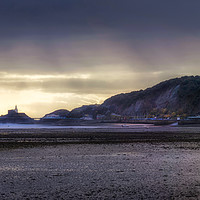Buy canvas prints of November morning at Mumbles by Leighton Collins
