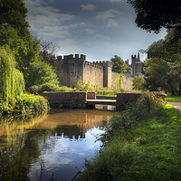 Buy canvas prints of Cardiff castle and Bute Park by Leighton Collins