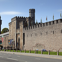 Buy canvas prints of Cardiff castle by Leighton Collins