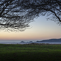 Buy canvas prints of Dawn at Mumbles headland by Leighton Collins