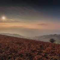 Buy canvas prints of Autumn evening on the Black Mountains by Leighton Collins