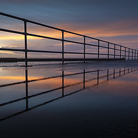 Buy canvas prints of Sunrise at Swansea's West Pier by Leighton Collins