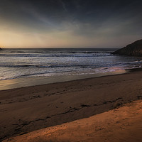 Buy canvas prints of Early morning at Three Cliffs Bay by Leighton Collins