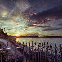 Buy canvas prints of Sunset at Mumbles by Leighton Collins