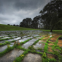 Buy canvas prints of Ravenhill park in the rain by Leighton Collins