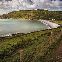 Buy canvas prints of The path to Pwll Du bay by Leighton Collins
