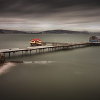 Buy canvas prints of Mumbles Pier in Swansea Bay by Leighton Collins