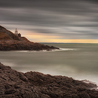 Buy canvas prints of Mumbles Lighthouse Swansea by Leighton Collins