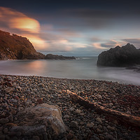 Buy canvas prints of Rotherslade Bay on the Gower peninsula by Leighton Collins