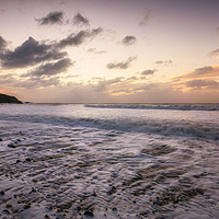 Buy canvas prints of Sunrise at Langland Bay by Leighton Collins