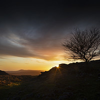 Buy canvas prints of Brecon Beacons sunset by Leighton Collins