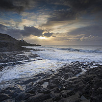 Buy canvas prints of Early morning at Bracelet Bay by Leighton Collins
