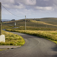 Buy canvas prints of Welsh mountain road by Leighton Collins
