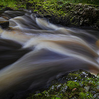Buy canvas prints of Waterfall Country at Pontneddfechan by Leighton Collins