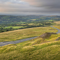 Buy canvas prints of Mountain Road in South Wales by Leighton Collins