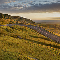 Buy canvas prints of Sunset over the hairpin by Leighton Collins