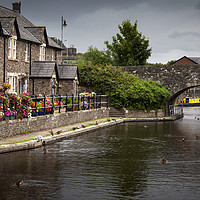 Buy canvas prints of The Brecon Basin Canal by Leighton Collins