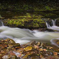 Buy canvas prints of The River Tawe in Abercrave by Leighton Collins