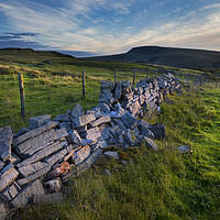 Buy canvas prints of Dry stone wall in Penwyllt by Leighton Collins
