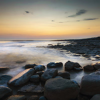 Buy canvas prints of Sunset at Nash Point by Leighton Collins