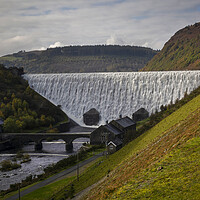 Buy canvas prints of The Caban Goch reservoir by Leighton Collins