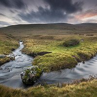 Buy canvas prints of The meandering River Tawe by Leighton Collins