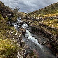 Buy canvas prints of Cascading river Tawe by Leighton Collins